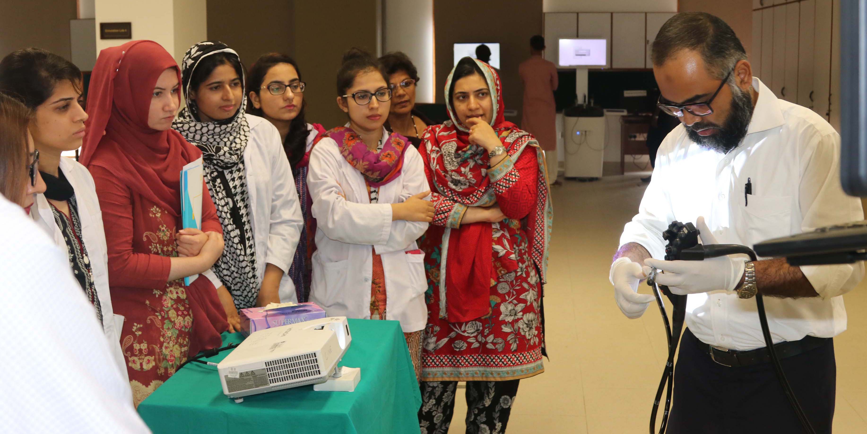 Basic GI Endoscopy Skills Training The Aga Khan University News
